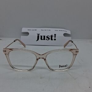 NWT Rxable Womens Just309 Nude Crystal Eyeglass Frames